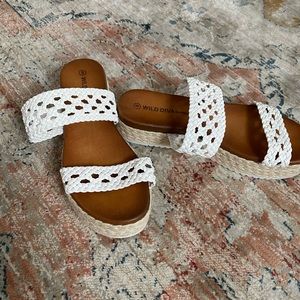 Woven White Espadrilles New